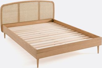 La Redoute Interieurs Rieten bed met lattenbodem, Buisseau