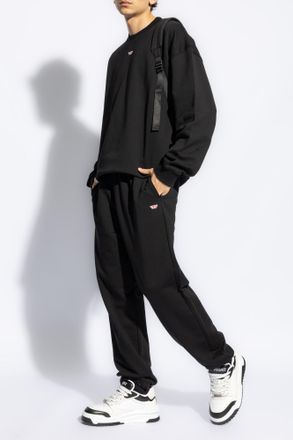 Diesel Sweatshirt With S-BOXT-D Logo, Mens, Black