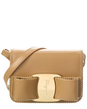 Ferragamo Vara Bow Leather Crossbody