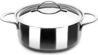 Ibili Cacerola Con Tapa Inox Noah 28 Cm Ibili
