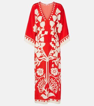 Eres Caftano in seta con cintura