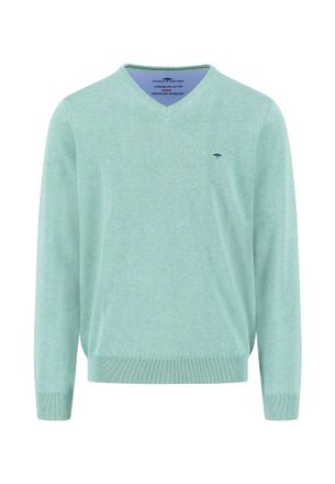 Fynch-Hatton Strickpullover mit Logo Stickerei