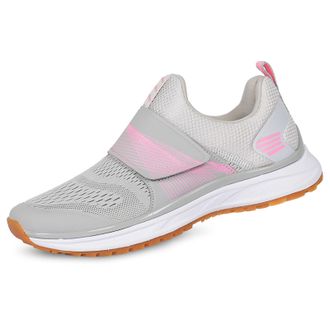 Generic Women Comfortable Spinning Cycling Shoes - Unisex Breathable Indoor Outdoor Mountain Bike Cycling Shoes Compatible SPD (Grey,6.5)