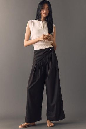 Damson Madder Fabia Wide-Leg Trousers Pants