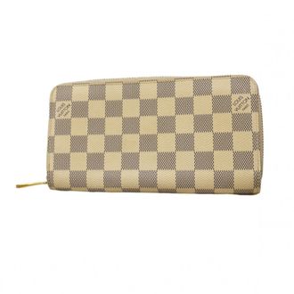 Louis Vuitton White Long Wallet (Bi-Fold) (Pre-Owned)