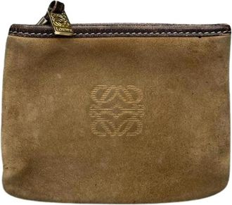 Loewe Pre-owned Leren Clutch - Dames - Vintage Tassen - Bruin - ONE Size - Leer - Vintage