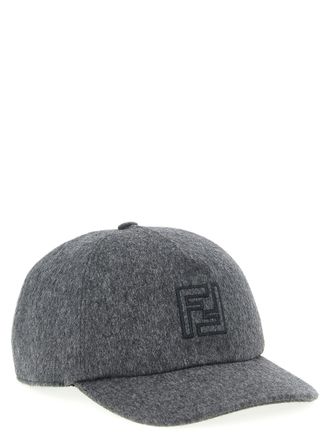 Fendi Wool and Cashmere M&eacute;lange Beanie - Gray