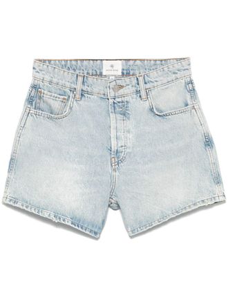 Anine Bing denim shorts - women - Organic Cotton/Cotton - 24 - Blue