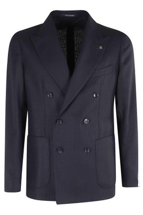 Tagliatore Monopetto Hopsack Di Lana