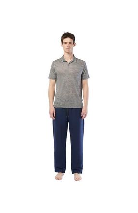 Onia Shaun Linen Polo in Heather Grey at Nordstrom, Size X-Large