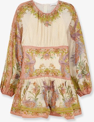 Zimmermann Vestito mini Indra in cotone e seta - ZIMMERMANN - gender_Woman