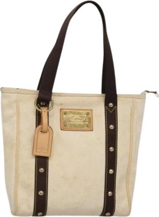 Louis Vuitton Pre-owned Tote Bags, female, Beige, Size: ONE SIZE Pre-owned Vintage Tote Bag