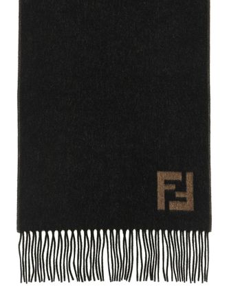 Fendi Mens Multicolor Wool Scarf