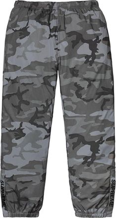 SUPREME FW18 Reflective Camo Warm Up Pant Snow Camo SUP-FW18-1085