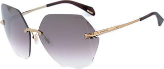Police Gold Metal Womens Sunglasses