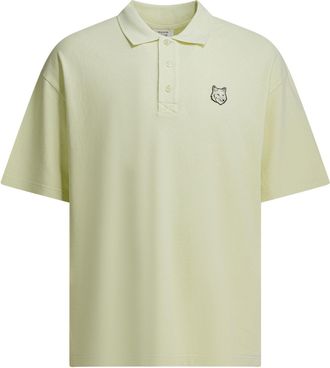 Maison Kitsun&eacute; Fox Head Polo Shirt With Buttons