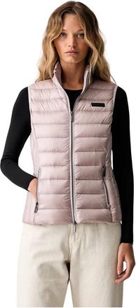 A|X Armani Exchange Gewatteerd Nylon Mouwloos Donsjack - Dames - Bodywarmers - Roze - XS - Nylon - Jassen