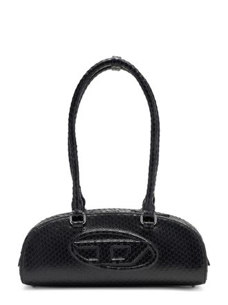 Diesel Dome-Shape Shoulder Bag with Textured Pattern