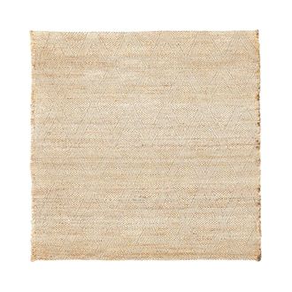 House Doctor Alfombra de fibra natural beige 180x180 cm