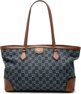 Gucci Pre-owned Gucci Medium GG Denim Ophidia Tote Ladies XG19M13N5BY59G3Y