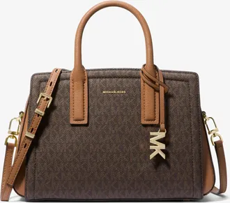 Michael Kors Laila Small Signature Logo Satchel