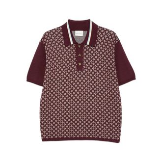 Dr&ocirc;le de Monsieur Polo Shirts, male, Multicolor, Size: XL Polo Maille Jacquard Cravate