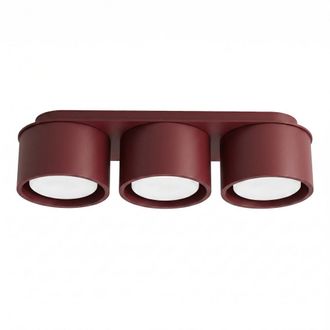 Sollux Lighting Plafone borgo&ntilde;a aluminio alt. 8.2 cm