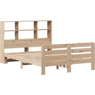 vidaXL Bed Frame without Mattress 120x190 cm Small Double Solid Wood Pine vidaXL
