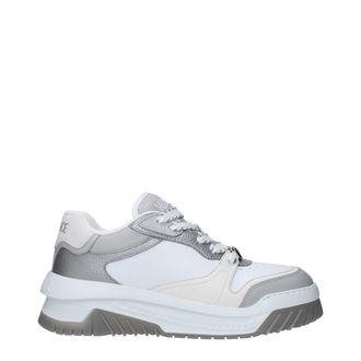 Versace White Leather Chunky Mens Sneakers