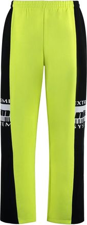 VETEMENTS Pantaloni sportivi in cotone - Giallo
