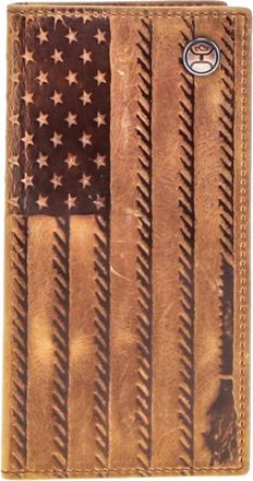 Hooey Liberty Roper Wallet In Tan