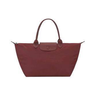 Longchamp Tassen, Dames, Rood, ONE Size, Le Pliage One Bolso con asa superior L Tela