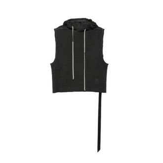 Rick Owens Sudadera con capucha tipo t&uacute;nica - Sweatshirts & Hoodies - Hombre - Negro - L