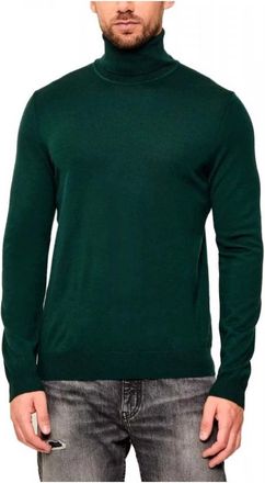 HUGO BOSS San Thomas-M - Heren - Coltruien - Groen - XL - Wol - Truien & Vesten