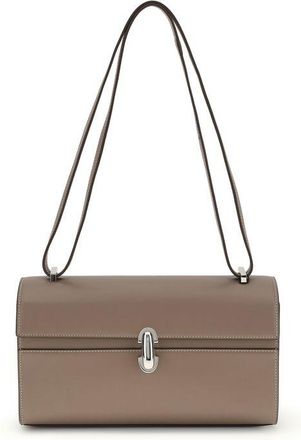 Savette Gray Calf Leather Bos Taurus Shoulder Womens Bag