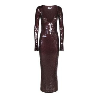 16Arlington Maxi Kleedjes - Dames - Avondkleed - Bruin - S - Kleedjes