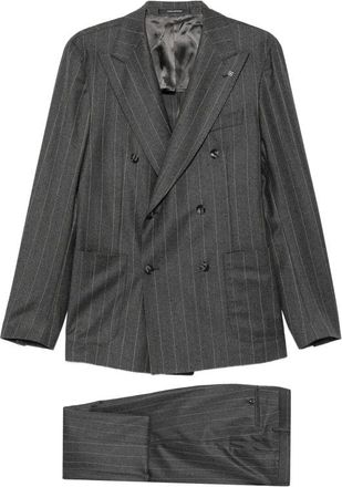 Tagliatore Stripe-pattern Double-breasted Suit