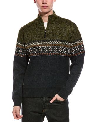 Point Zero Semi Fit 1/4-Zip Mock Neck Sweater