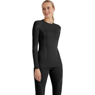 Falke Wool Tech Base Layer Top in Black at Nordstrom, Size X-Large