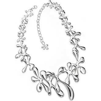 Lucy Quartermaine Large Splash Necklace in Sterling Silver at Nordstrom, Size 20