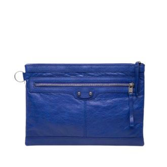 Balenciaga Pre-owned Vintage Clutch - - Pre-owned - Donna - Blu - ONE SIZE