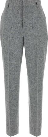 Moschino Grey Tailored Flat Front Pant