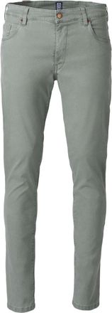 Meyer Jeans, Heren, Groen, W42 L32, Katoen, Slimme Fancy Jeans met muntzak