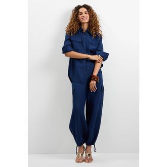 Trina Turk Barona Top in Ink at Nordstrom, Size Xx-Large