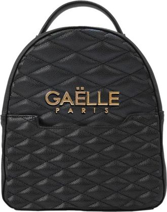 Ga&euml;lle Paris Regular Back Pack Metal Logo - Dames - Rugzakken - Zwart - ONE Size - Tassen