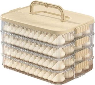 No Brand Caja Para Almacenar Dumplings - Multicapa - Mantiene La Frescura