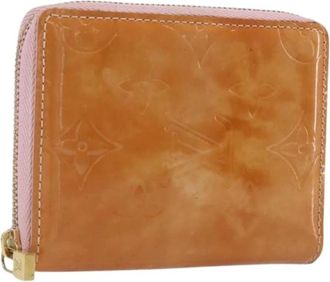 Louis Vuitton Pre-owned Coin Purse - Dames - Vintage Accessoires - Beige - ONE Size - Leer - Vintage