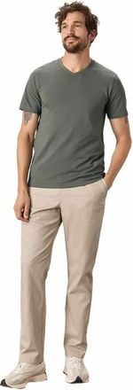 Pact Luxe Stretch Jersey Slim V-Neck Tee in Castor Grey at Nordstrom, Size Xx-Large