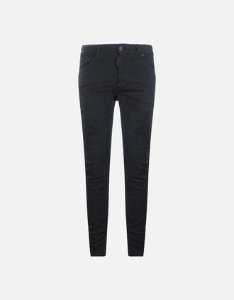 Dsquared2 Mens Dsquared2 Cool Guy Jean Black Reinforced Ripped Jeans - Size: 32/32