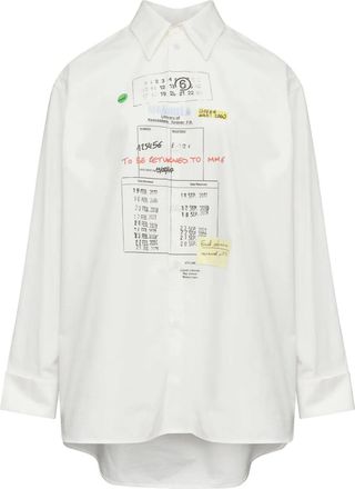 Maison Margiela graphic-print shirt - White